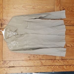 Stetson 100% Cotton Embroidered L/S Shirt Like New!